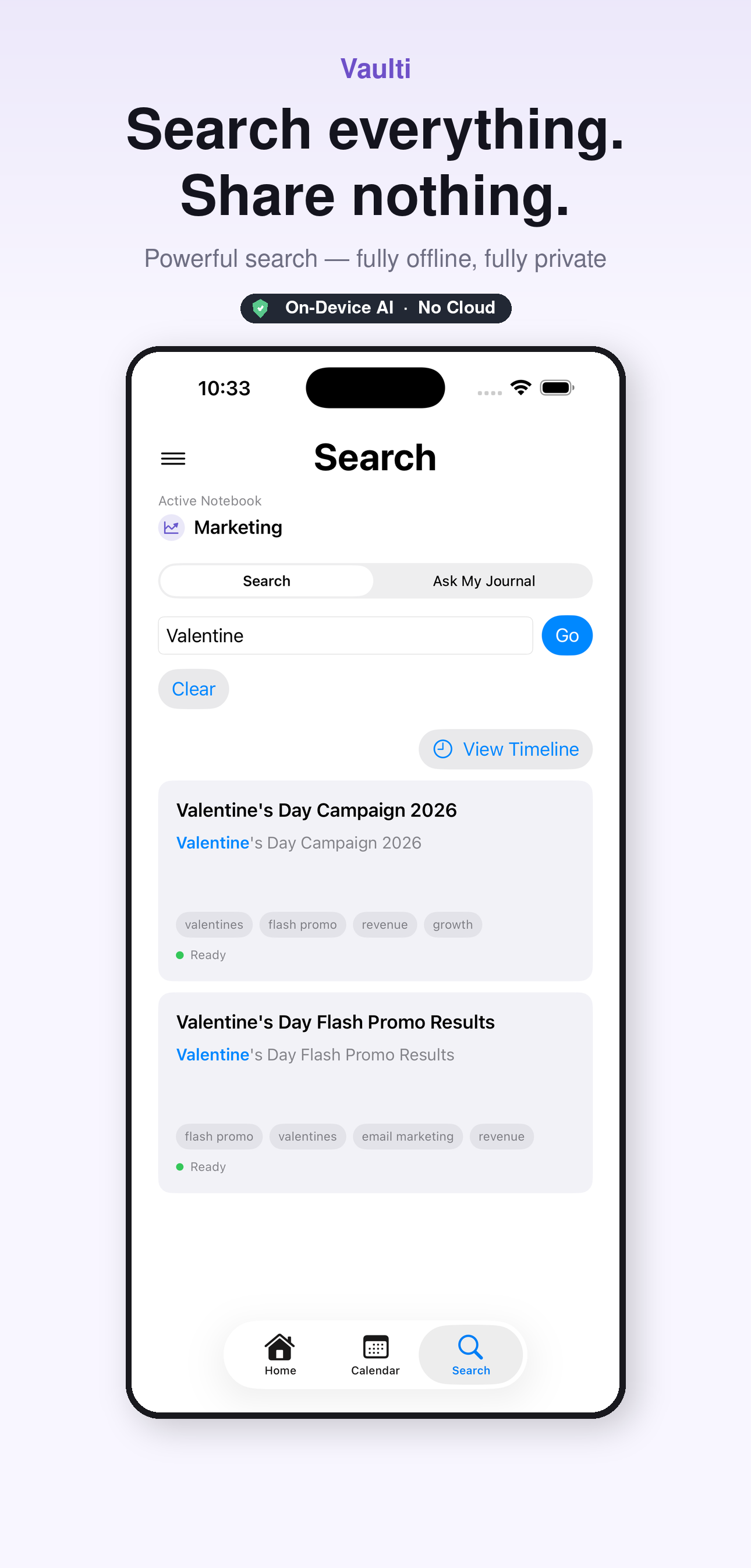 Vaulti search results for Valentine's Day campaign entries